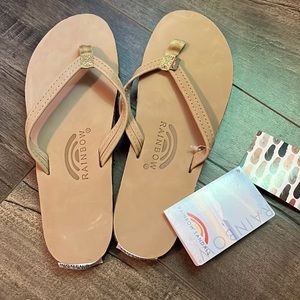 RAINBOW Narrow Strap Womens Sandals 8.5-9.5